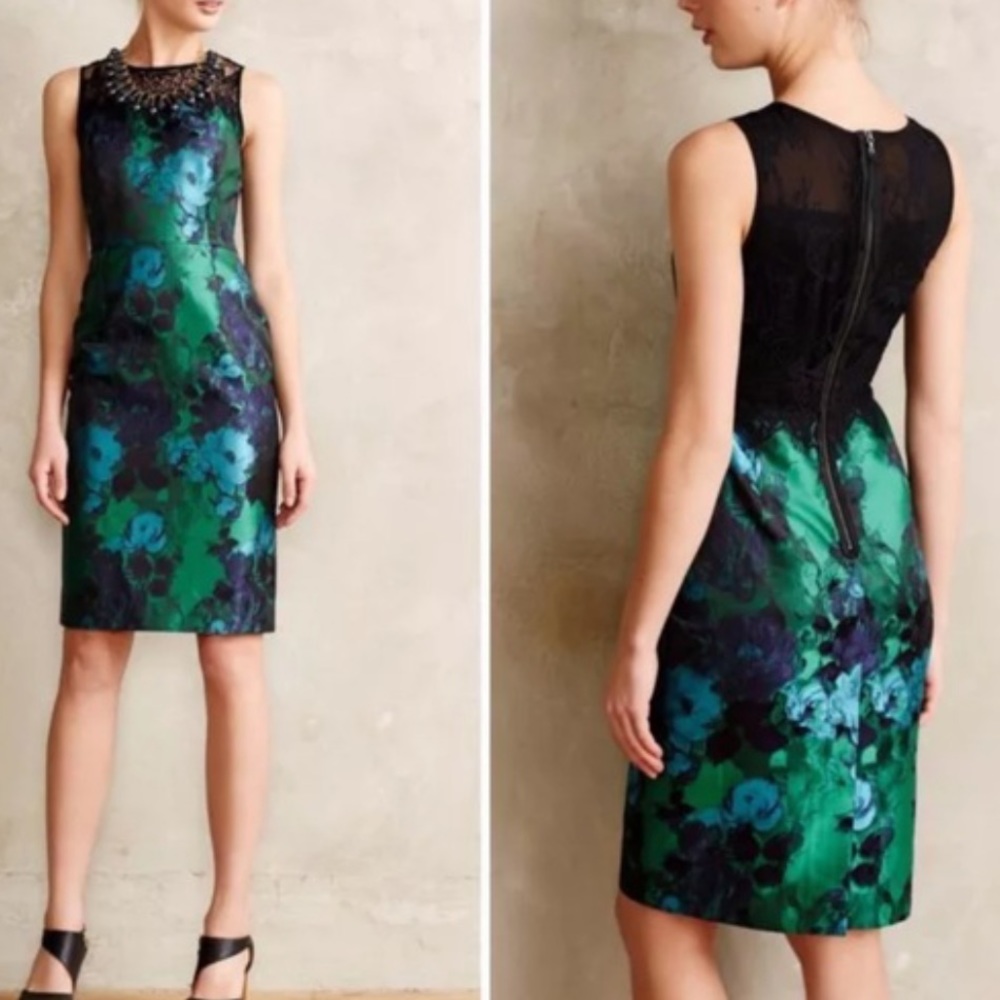 Anthropologie water garden dress